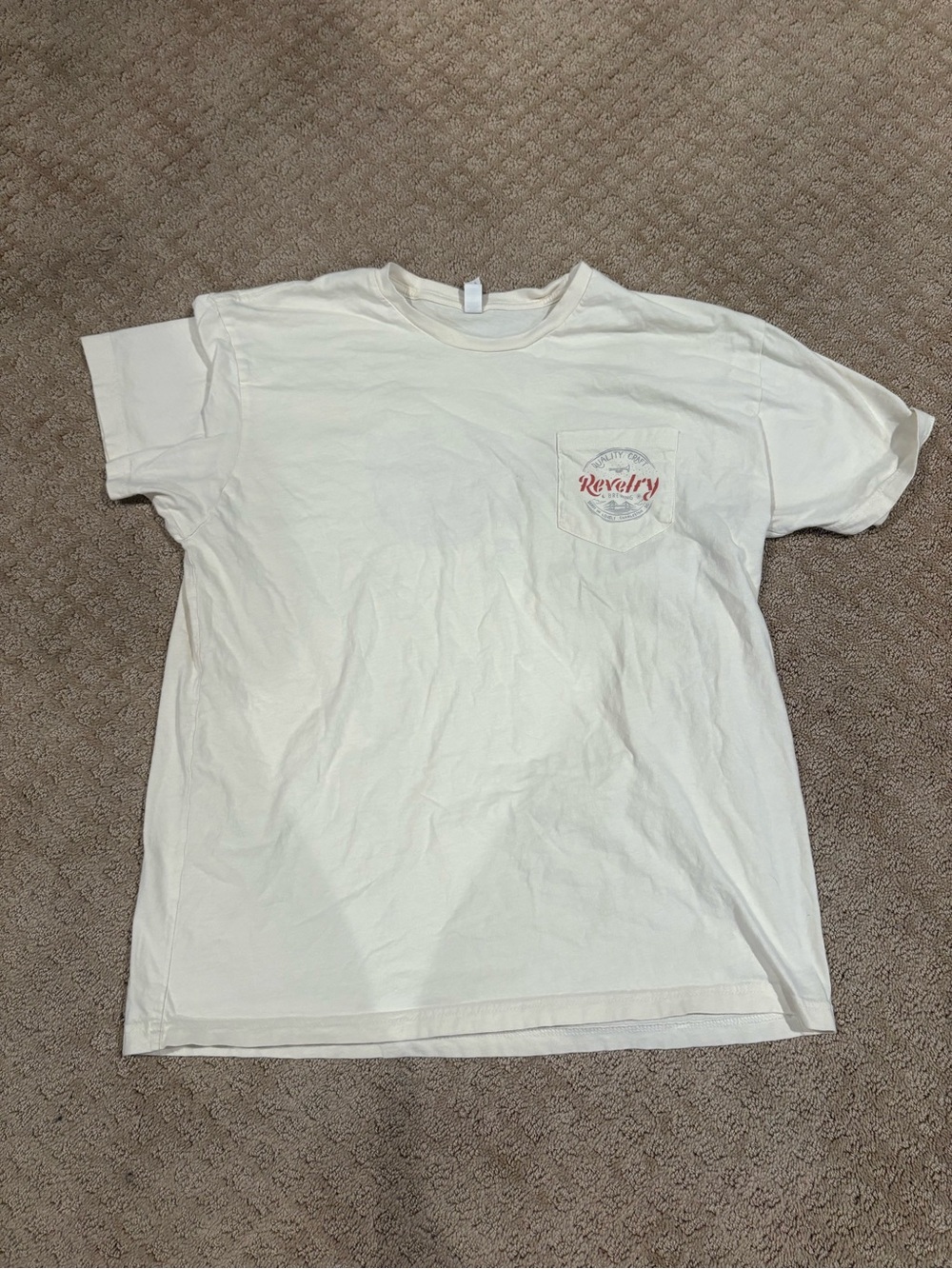Next Level Apparel Cream Short-Sleeve Tee with Poke Bear Graphic